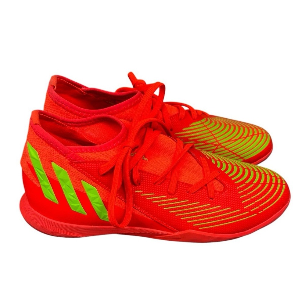 Adidas Predator Edge.3 Low FG Soccer Cleats Youth 5.5‎ Orange/ Volt GW8503